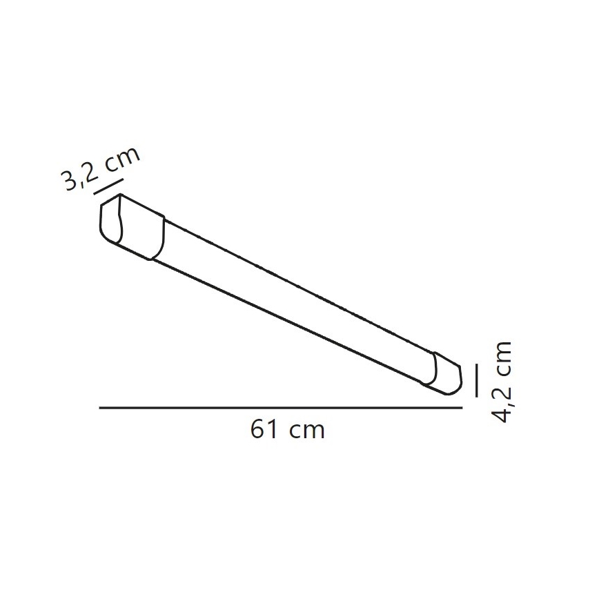 Nordlux - LED Žiarivkové svietidlo ARLINGTON LED/10W/230V 61 cm