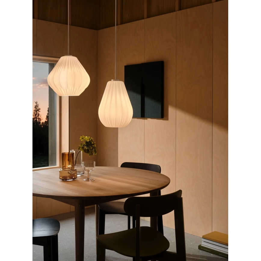 Nordlux - Luster na lankách MALUCA 1xE27/15W/230V pr. 29 cm biela