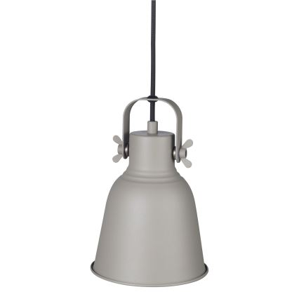 Nordlux - Luster na lanku ADRIAN 1xE27/25W/230V pr. 16 cm šedá