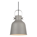Nordlux - Luster na lanku ADRIAN 1xE27/25W/230V pr. 25 cm šedá
