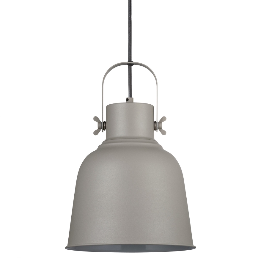 Nordlux - Luster na lanku ADRIAN 1xE27/25W/230V pr. 25 cm šedá