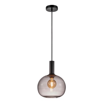 Nordlux - Luster na lanku ALTON 1xE27/60W/230V čierna