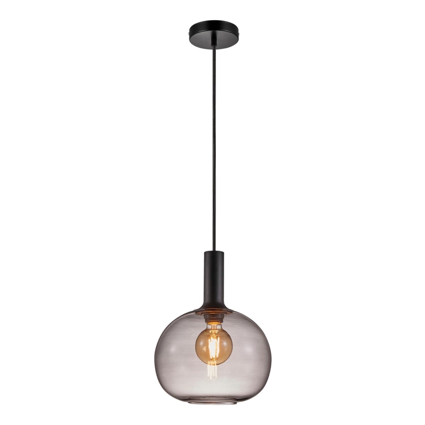 Nordlux - Luster na lanku ALTON 1xE27/60W/230V čierna