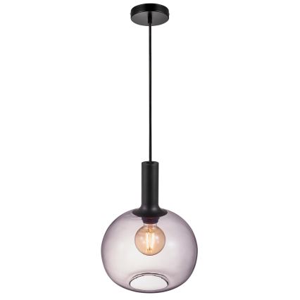 Nordlux - Luster na lanku ALTON 1xE27/60W/230V čierna