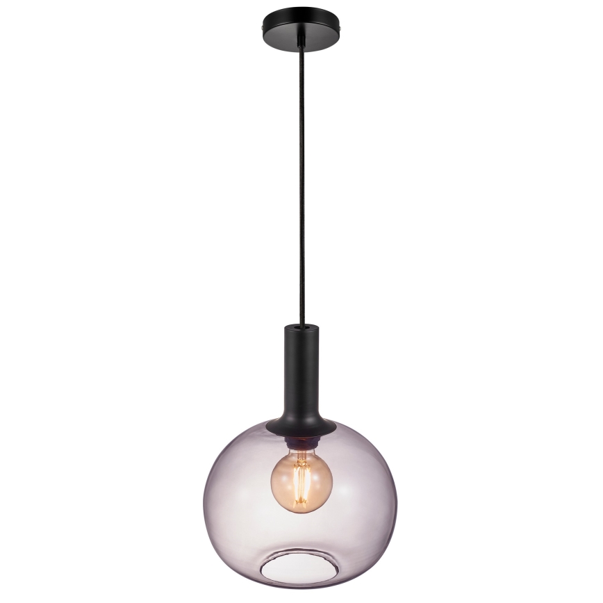 Nordlux - Luster na lanku ALTON 1xE27/60W/230V čierna