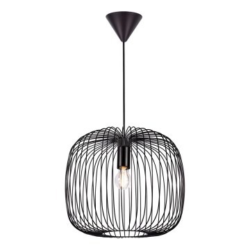 Nordlux - Luster na lanku BERONI 1xE27/60W/230V čierny pr. 40 cm