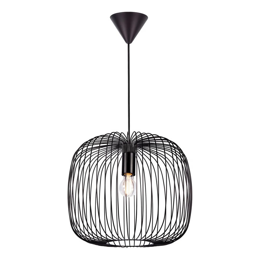 Nordlux - Luster na lanku BERONI 1xE27/60W/230V čierny pr. 40 cm
