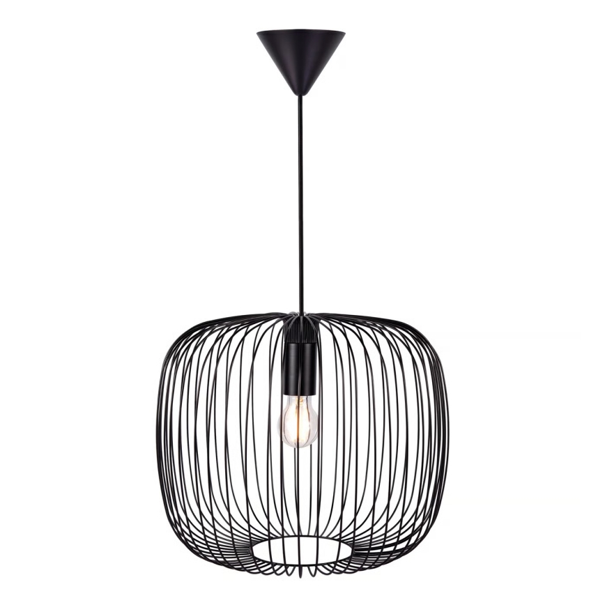 Nordlux - Luster na lanku BERONI 1xE27/60W/230V čierny pr. 40 cm
