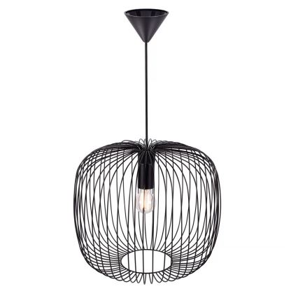 Nordlux - Luster na lanku BERONI 1xE27/60W/230V čierny pr. 40 cm