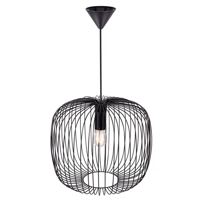 Nordlux - Luster na lanku BERONI 1xE27/60W/230V čierny pr. 40 cm
