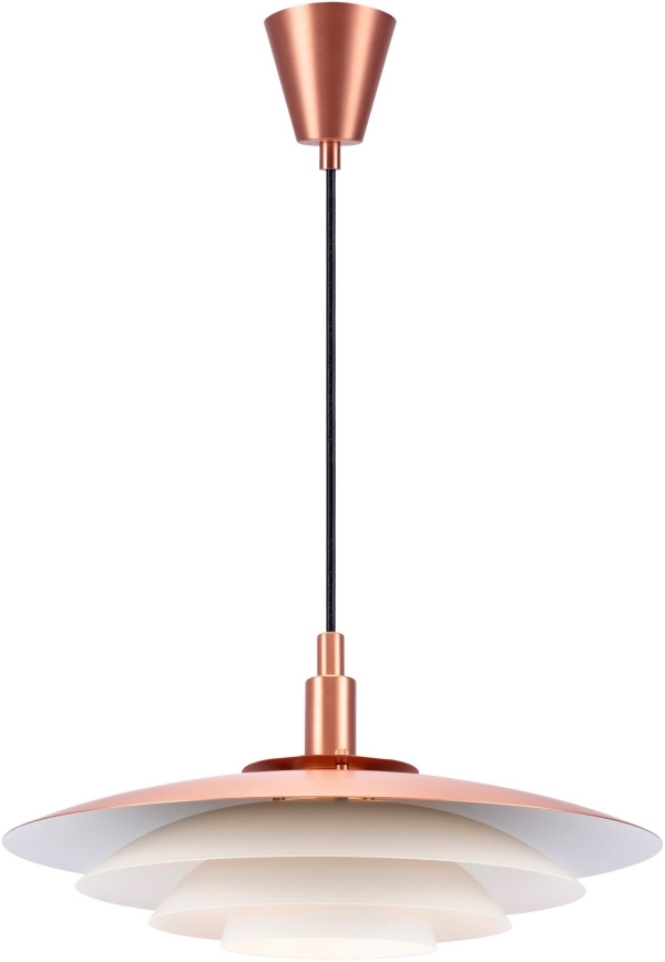 Nordlux - Luster na lanku BRETAGNE 1xG9/25W/230V rose gold
