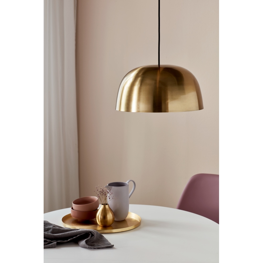 Nordlux - Luster na lanku CERA 1xE27/60W/230V zlatá