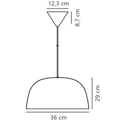 Nordlux - Luster na lanku CERA 1xE27/60W/230V zlatá