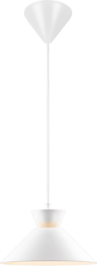 Nordlux - Luster na lanku DIAL 1xE27/40W/230V pr. 25 cm biela