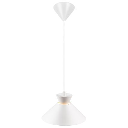 Nordlux - Luster na lanku DIAL 1xE27/40W/230V pr. 25 cm biela