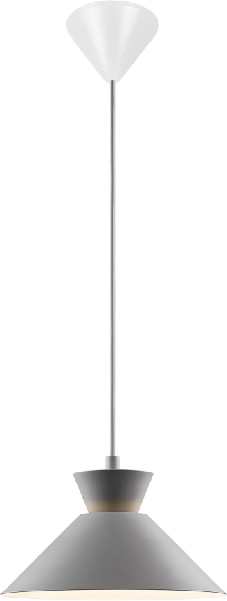 Nordlux - Luster na lanku DIAL 1xE27/40W/230V pr. 25 cm šedá