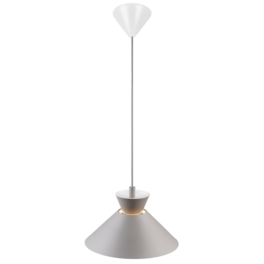 Nordlux - Luster na lanku DIAL 1xE27/40W/230V pr. 25 cm šedá