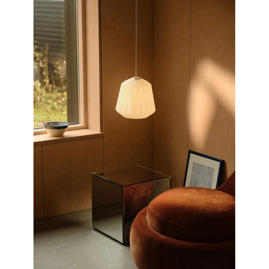 Nordlux - Luster na lanku ELBIE 1xE27/15W/230V pr. 24 cm biela
