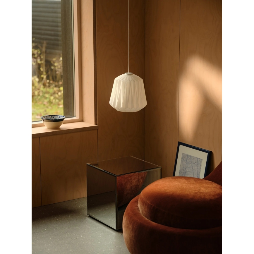 Nordlux - Luster na lanku ELBIE 1xE27/15W/230V pr. 24 cm biela
