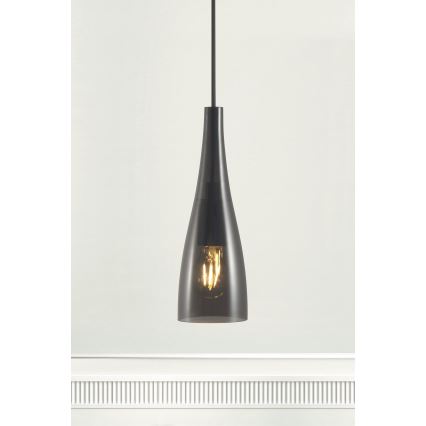 Nordlux - Luster na lanku EMBLA 1xE27/40W/230V čierna