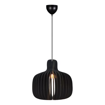 Nordlux - Luster na lanku HAZO 1xE27/60W/230V čierny