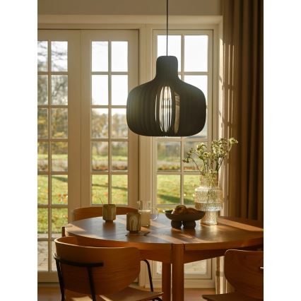 Nordlux - Luster na lanku HAZO 1xE27/60W/230V čierny