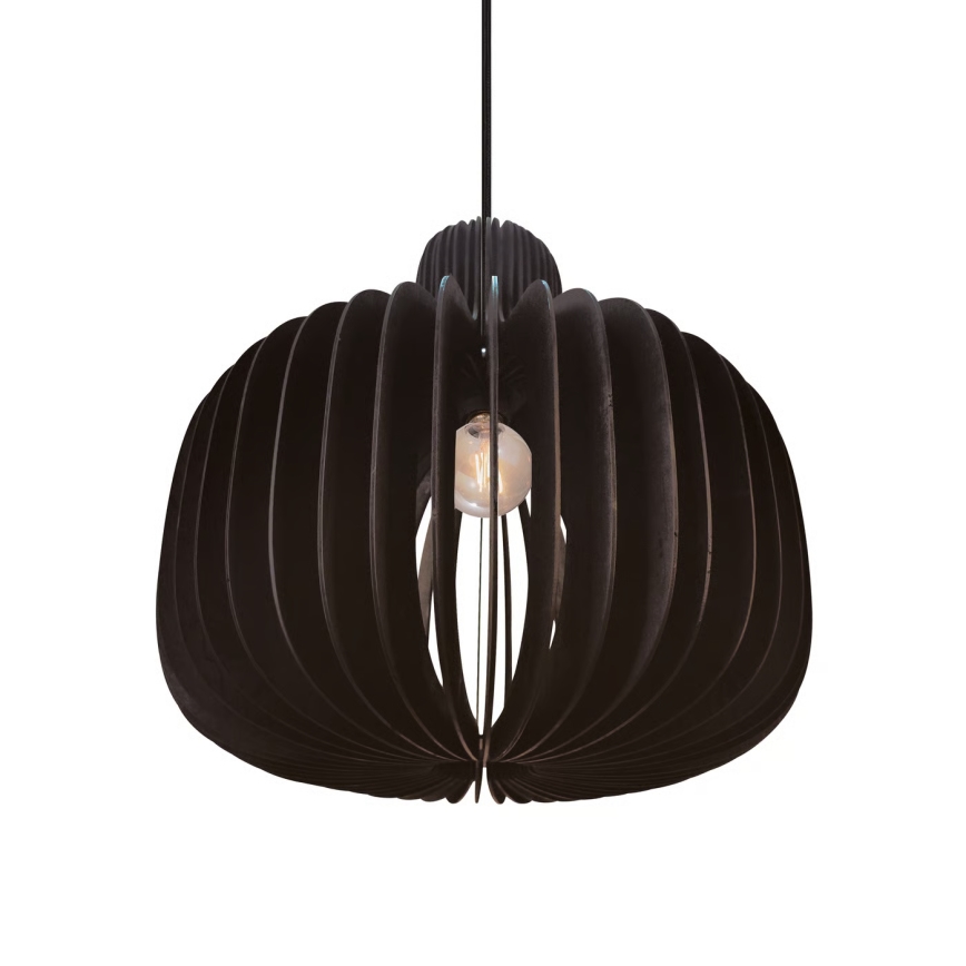 Nordlux - Luster na lanku HAZO 1xE27/60W/230V čierny