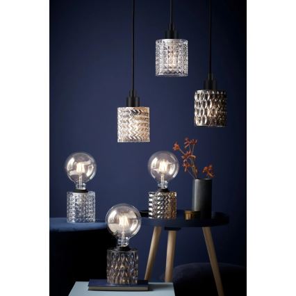 Nordlux - Luster na lanku HOLLYWOOD 1xE27/60W/230V pr. 10,8 cm číra