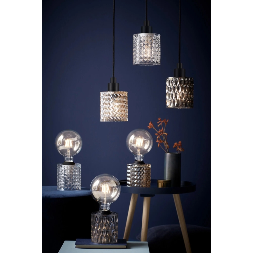 Nordlux - Luster na lanku HOLLYWOOD 1xE27/60W/230V pr. 10,8 cm číra