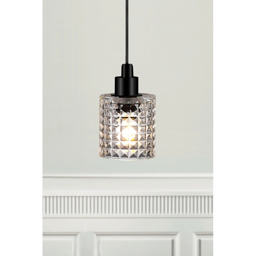 Nordlux - Luster na lanku HOLLYWOOD 1xE27/60W/230V pr. 10,8 cm číra
