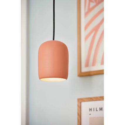 Nordlux - Luster na lanku NOTTI 1xE27/25W/230V oranžová