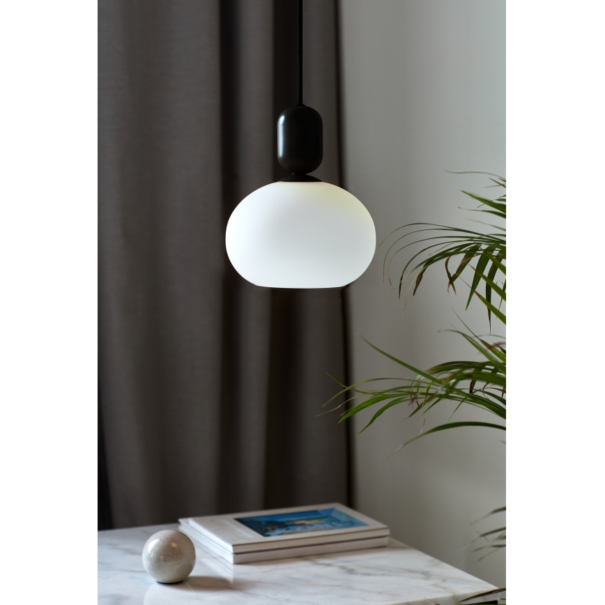 Nordlux - Luster na lanku NOTTI 1xE27/40W/230V čierna