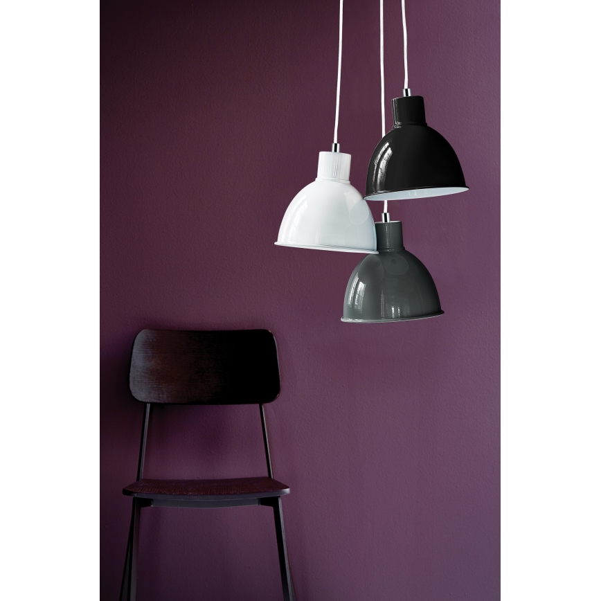 Nordlux - Luster na lanku POP 1xE27/40W/230V antracit