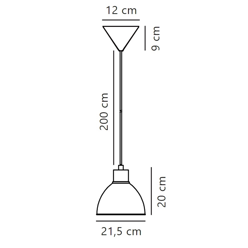 Nordlux - Luster na lanku POP 1xE27/40W/230V béžová