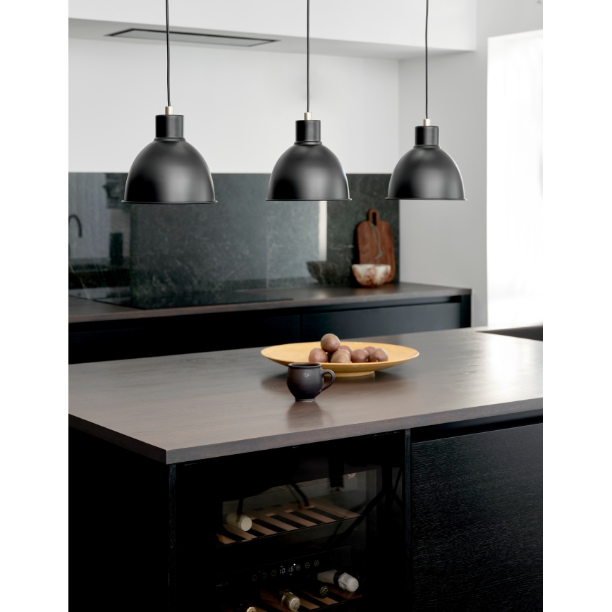 Nordlux - Luster na lanku POP 3xE27/40W/230V čierna/zlatá