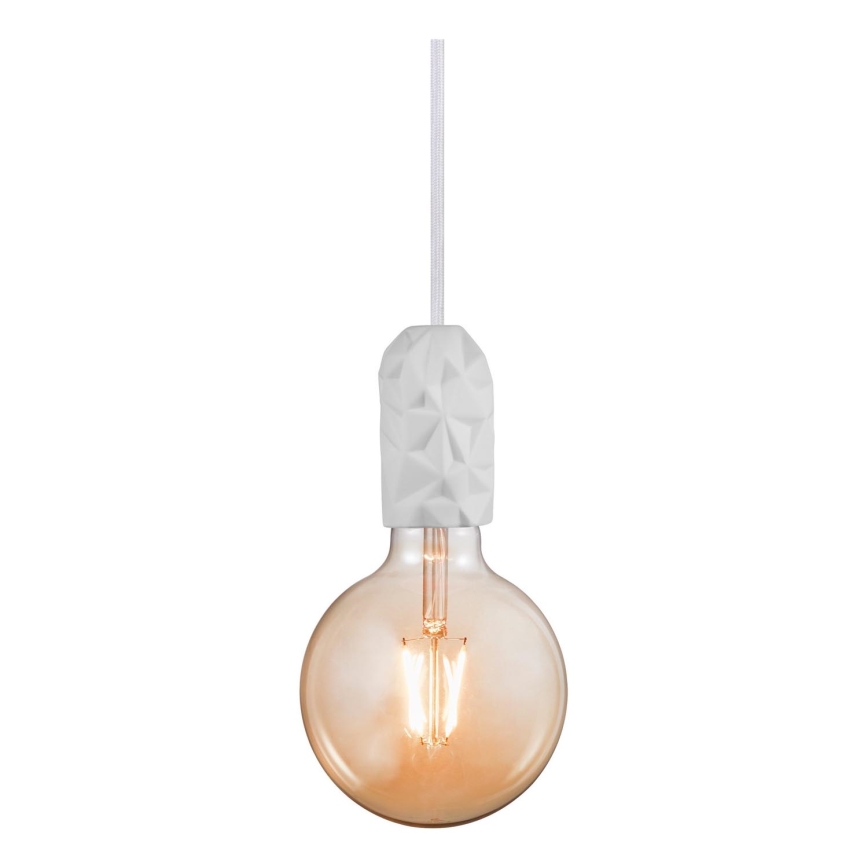Nordlux - Napájací kábel HANG 1xE27/40W/230V biela