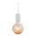 Nordlux - Napájací kábel HANG 1xE27/40W/230V biela