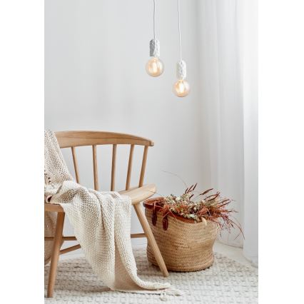 Nordlux - Napájací kábel HANG 1xE27/40W/230V biela