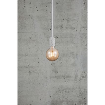 Nordlux - Napájací kábel HANG 1xE27/40W/230V biela