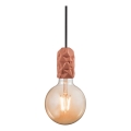 Nordlux - Napájací kábel HANG 1xE27/40W/230V medená/čierna