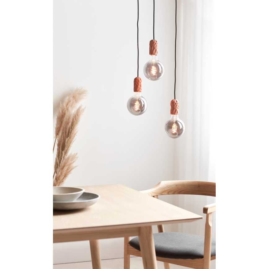 Nordlux - Napájací kábel HANG 1xE27/40W/230V medená/čierna