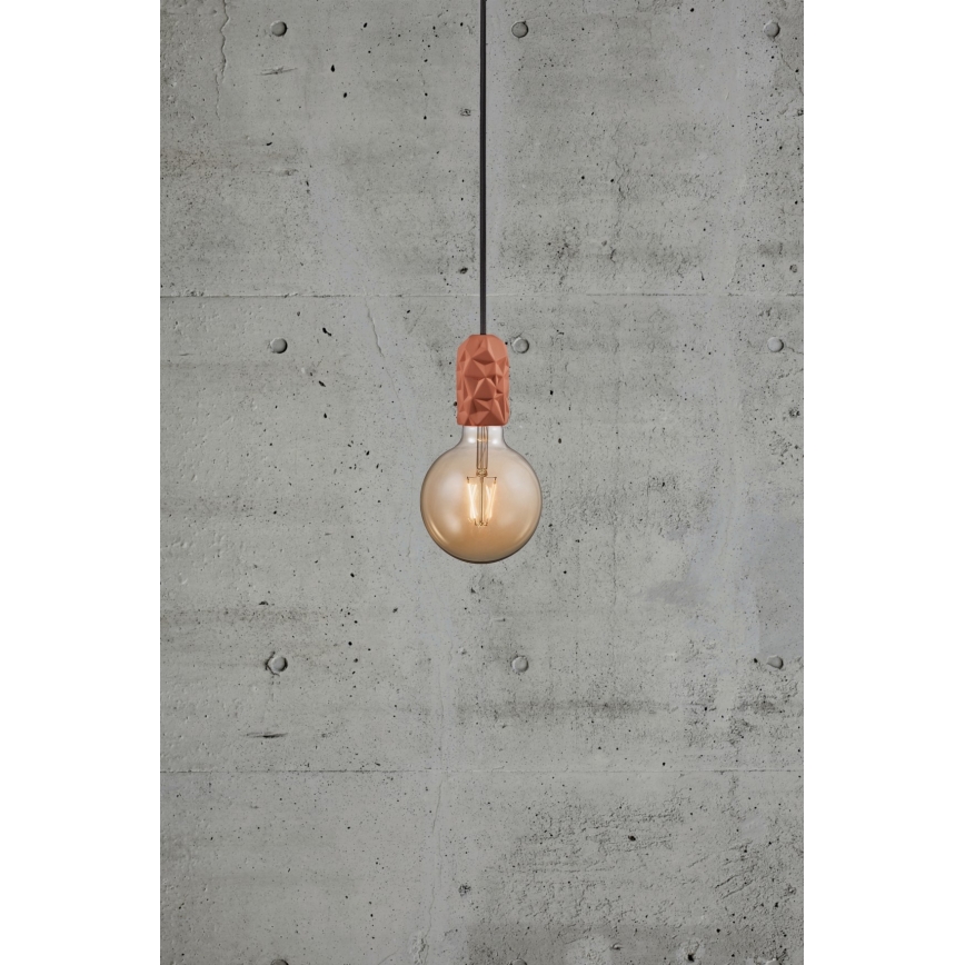 Nordlux - Napájací kábel HANG 1xE27/40W/230V medená/čierna
