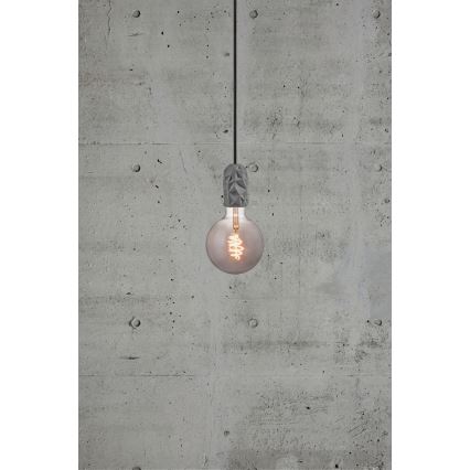 Nordlux - Napájací kábel HANG 1xE27/40W/230V šedá/čierna
