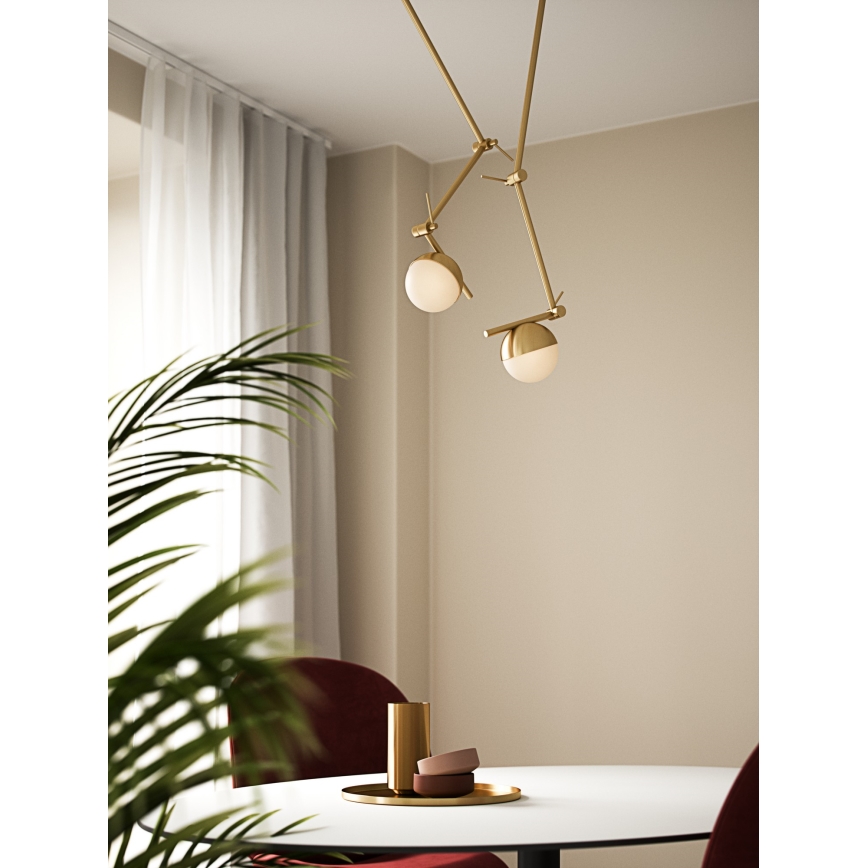 Nordlux - Nástenná lampa CONTINA 1xG9/5W/230V mosadz