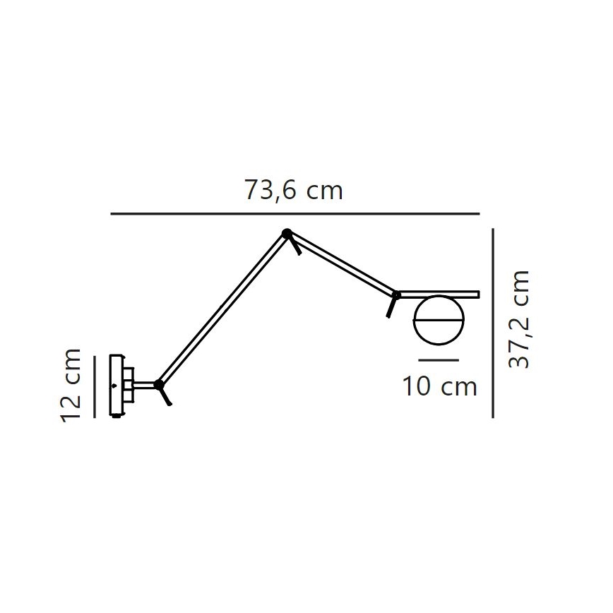 Nordlux - Nástenná lampa CONTINA 1xG9/5W/230V mosadz