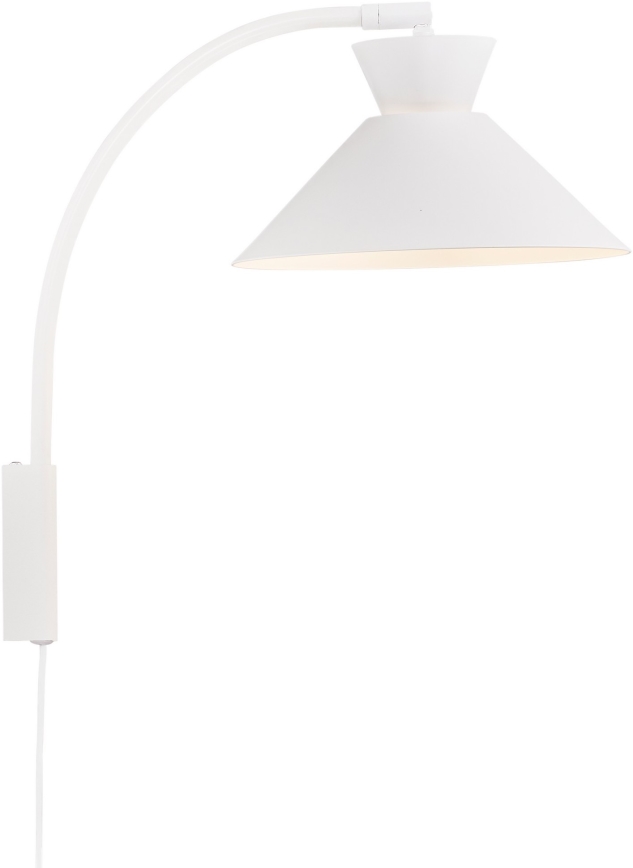 Nordlux - Nástenná lampa DIAL 1xE27/40W/230V biela