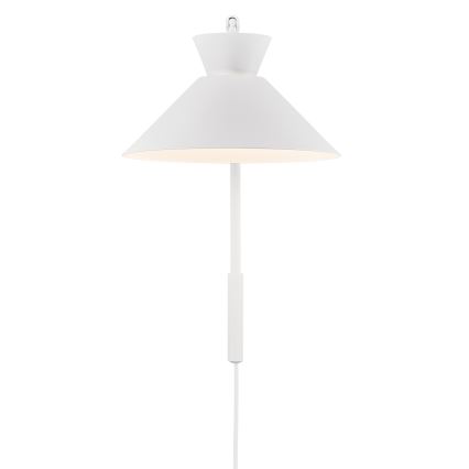Nordlux - Nástenná lampa DIAL 1xE27/40W/230V biela