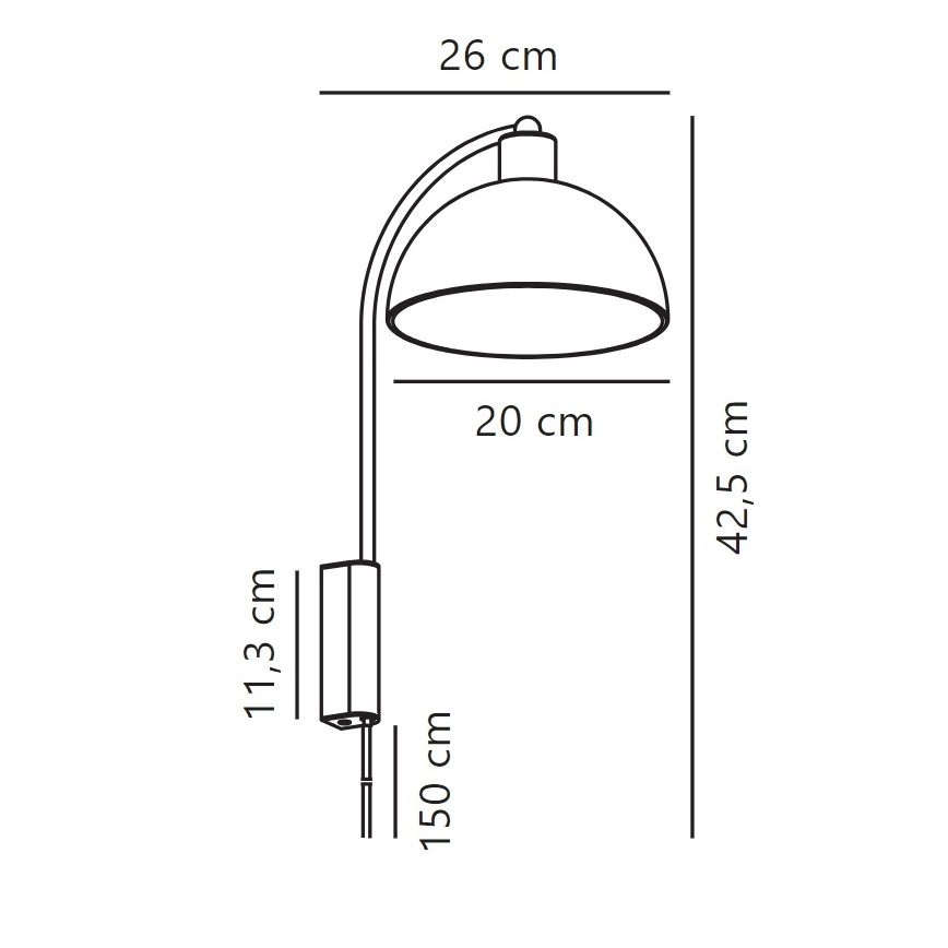 Nordlux - Nástenná lampa ELLEN 1xE14/40W/230V lesklý chróm
