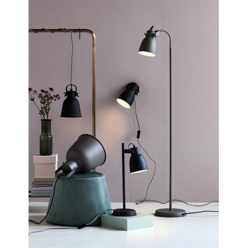 Nordlux - Nástenné bodové svietidlo ADRIAN 1xE27/25W/230V antracit