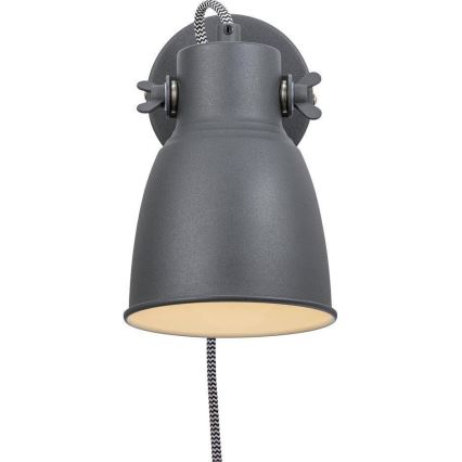 Nordlux - Nástenné bodové svietidlo ADRIAN 1xE27/25W/230V antracit